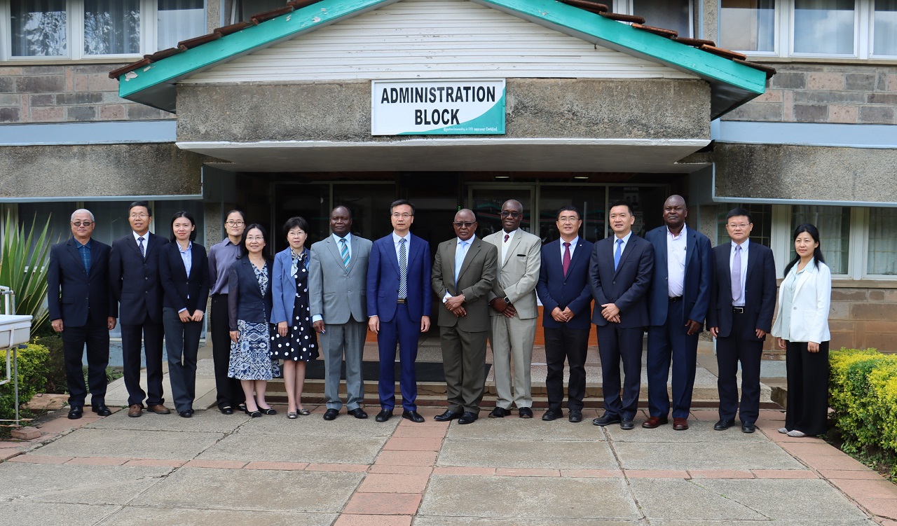 Elevating Collaboration: Nanjing Agricultural University President's Visit to Egerton University