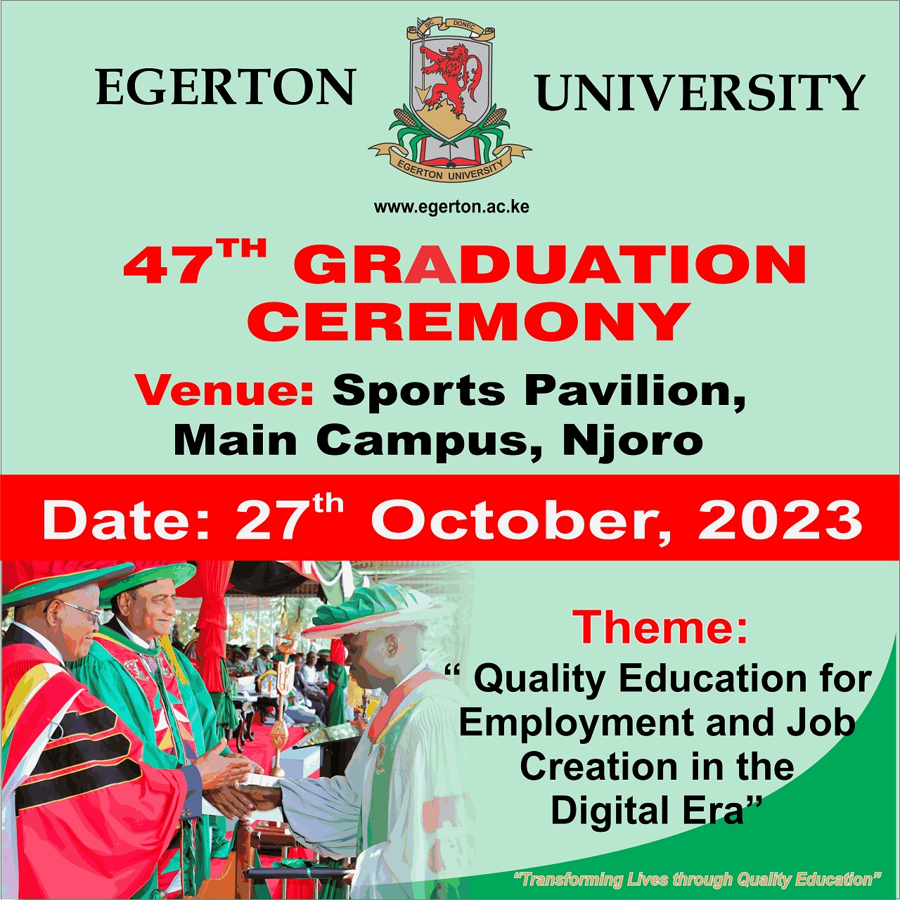 47TH GRADUATION CEREMONY 