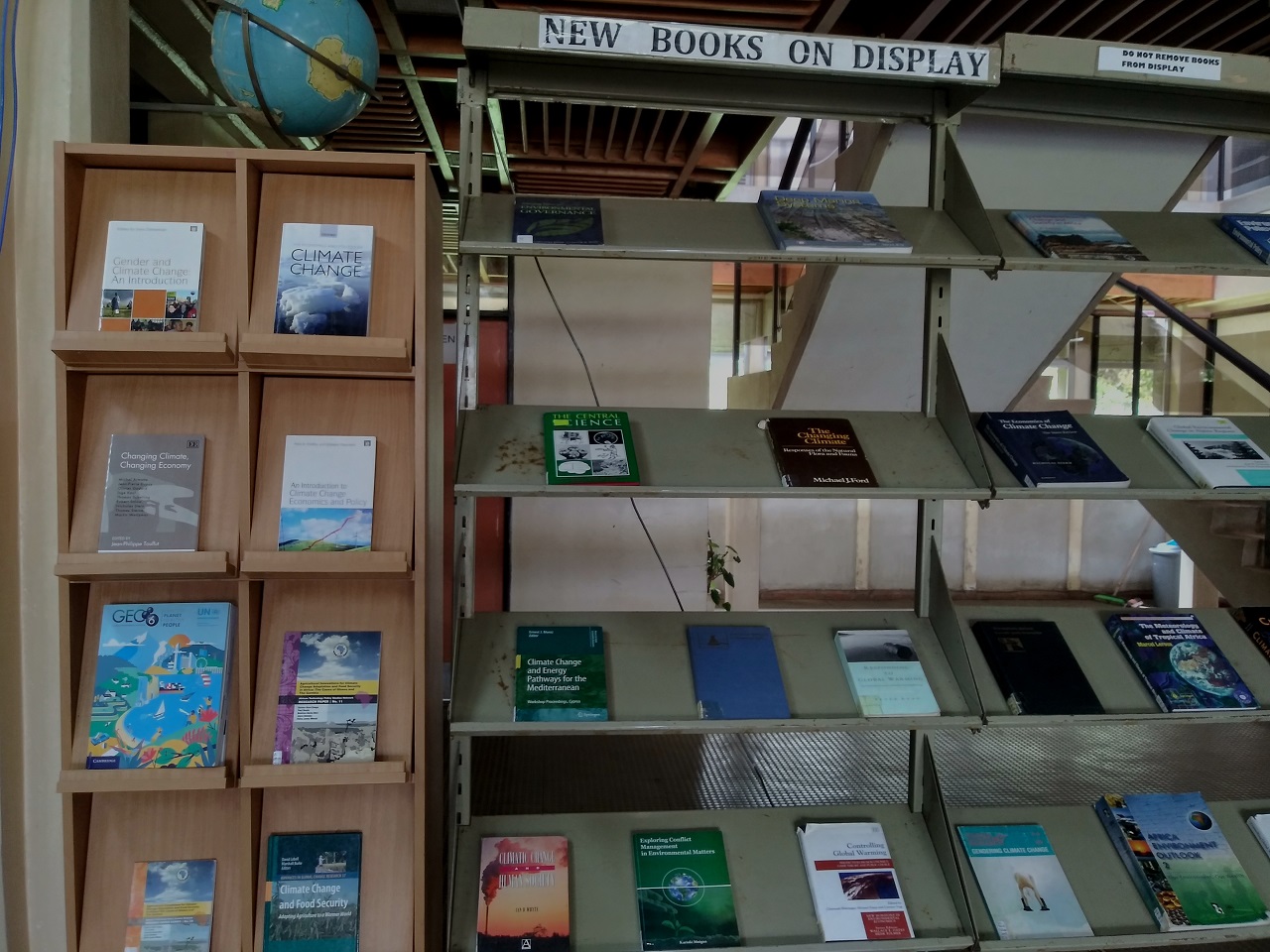 Library Showcases Climate Change Books
