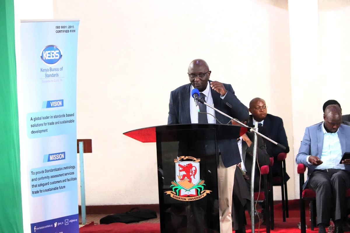 Opening Remarks  By The Chairman Of Council  Prof. James K. Sang During The The Launch Of The Egerton University Iso 9001:2015 Quality Management System (Qms) Certification Venue: Main Campus, Njoro Date: Friday, 31st October, 2025