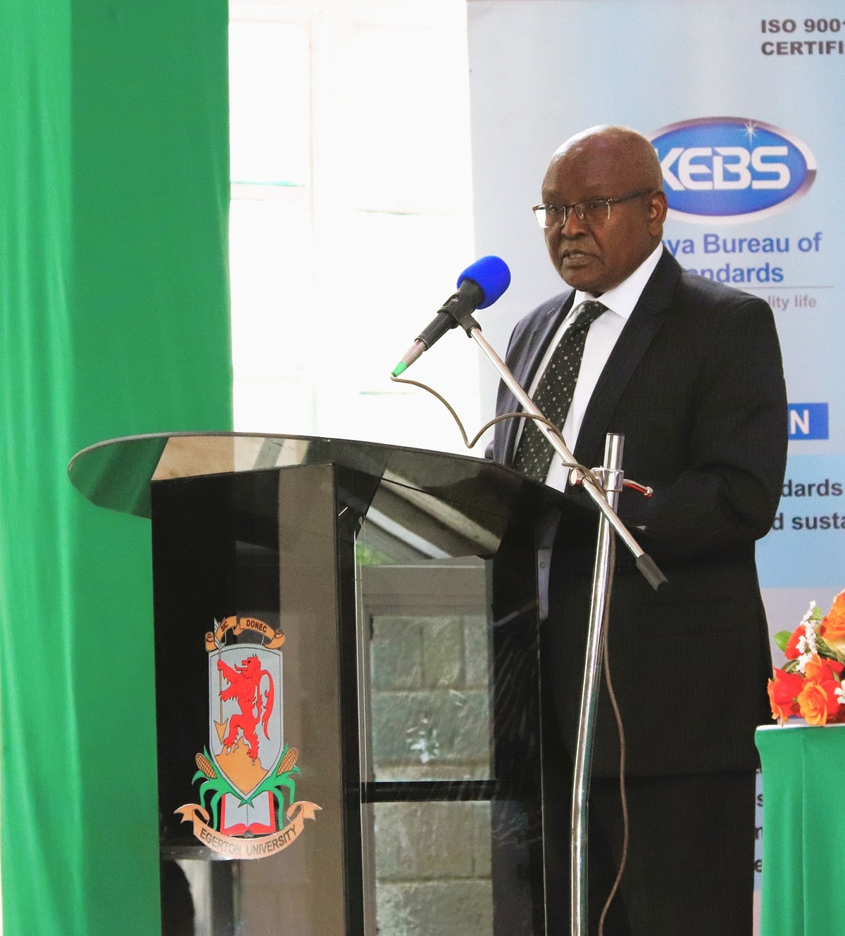 Opening Remarks  By The Vice Chancellor  Prof. Isaac O. Kibwage During The Launch Of The Egerton University Iso 9001:2015 Quality Management System (Qms) Certification  Venue: Main Campus, Njoro