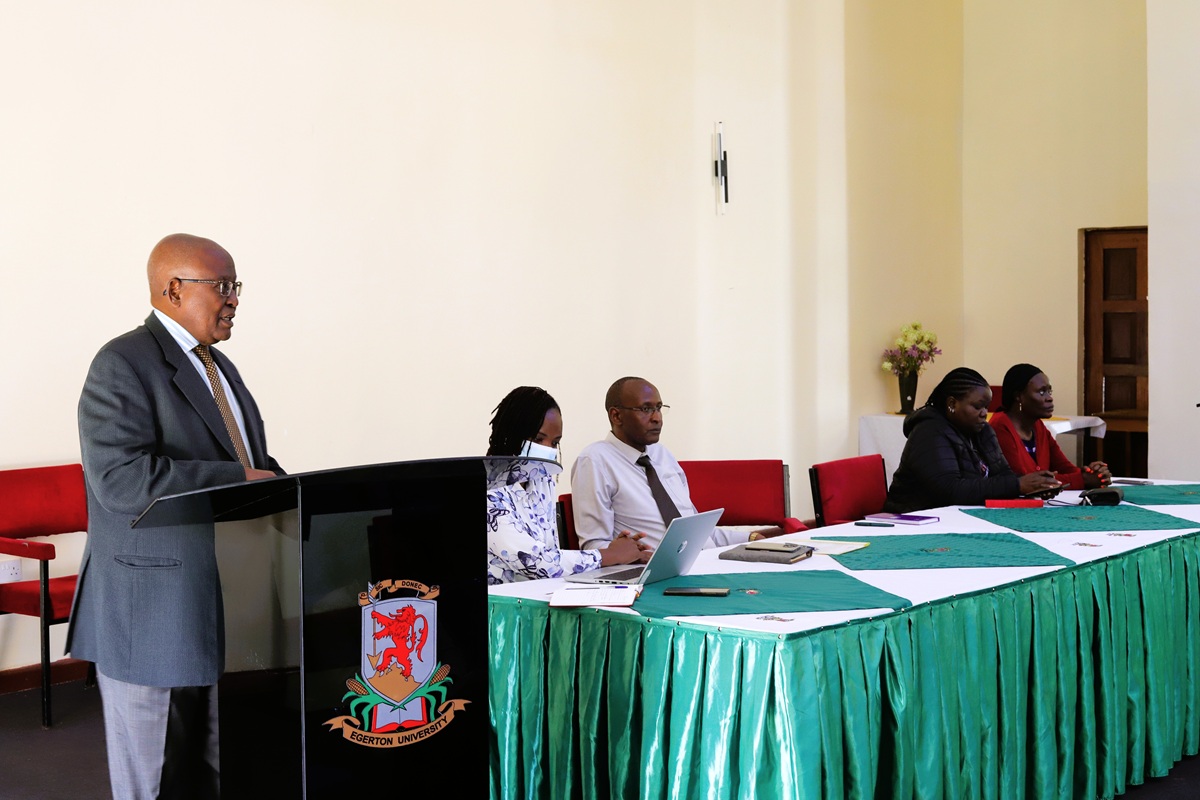 Egerton University Hosts KEBS Team for ISO 9001:2015 Surveillance Audit