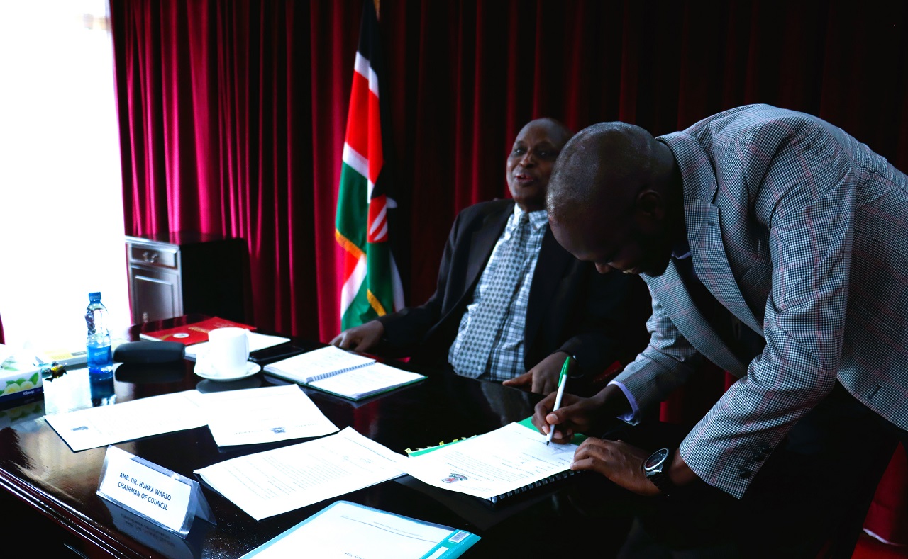 New Council Members Sworn In at Egerton University