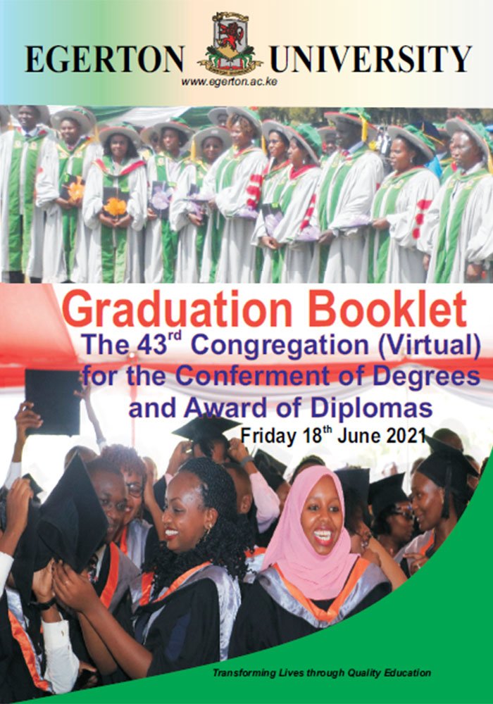43rd Graduation Booklet