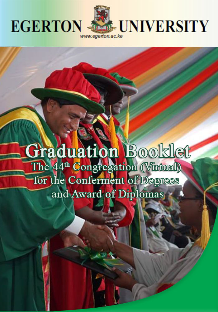 44th Graduation Booklet