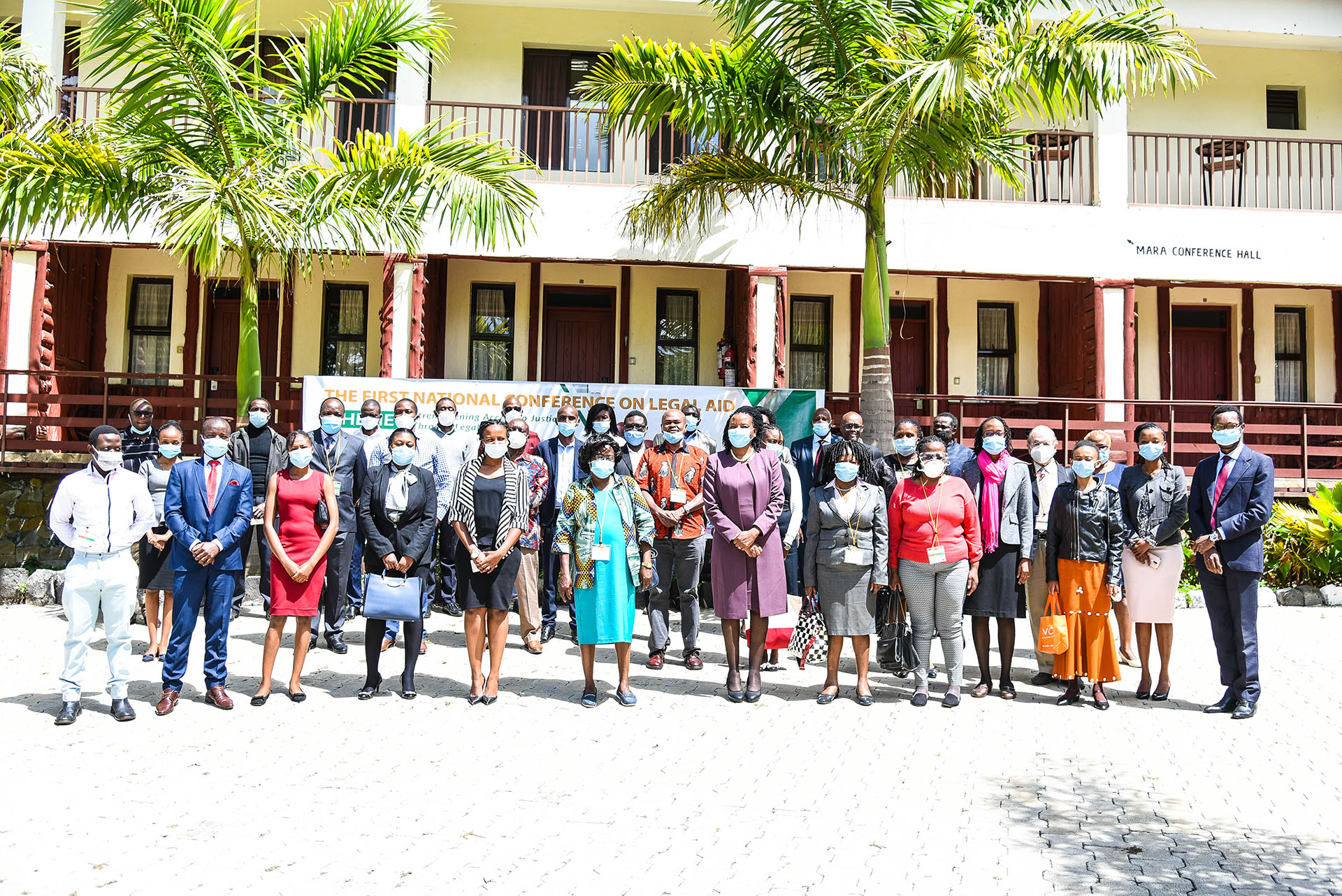 Participants at our Legal Aid Conference that took place on 8th - 11th Dec, 2020 at the Sentrim-Elementaita. The conference which was the first to be held at the national level in the country brought together experts from different fields to discuss the present and future prospects of legal aid in Kenya.