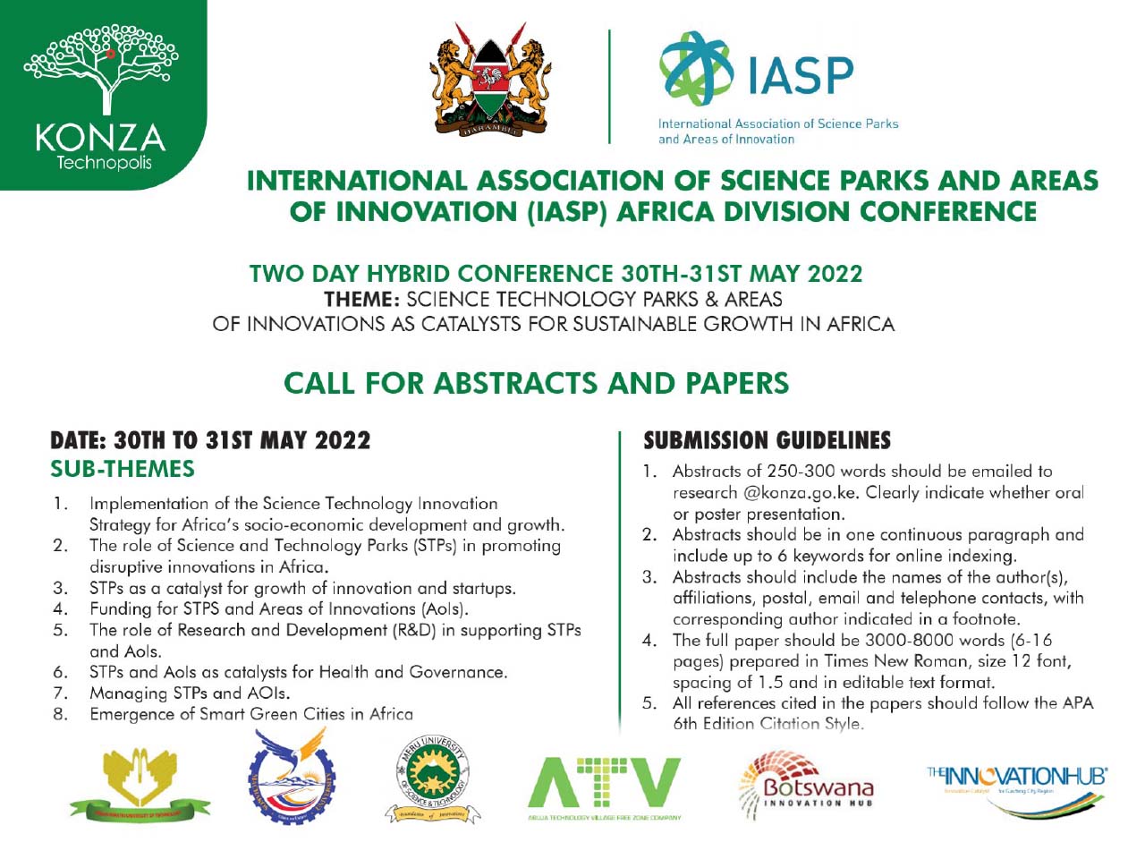 International Association of Science Parks and areas of Innovation (IASP) Africa Division Conference