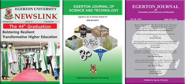 Egerton University NewsLink Magazine & Journals