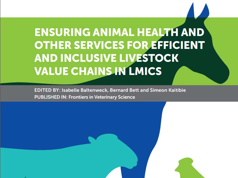 Egerton Scientist Prof Obare and students contribute to publication in Efficient and Inclusive Livestock Value Chains in LMICs that ensure animal Health and Other Services for small holder farmers in Africa.