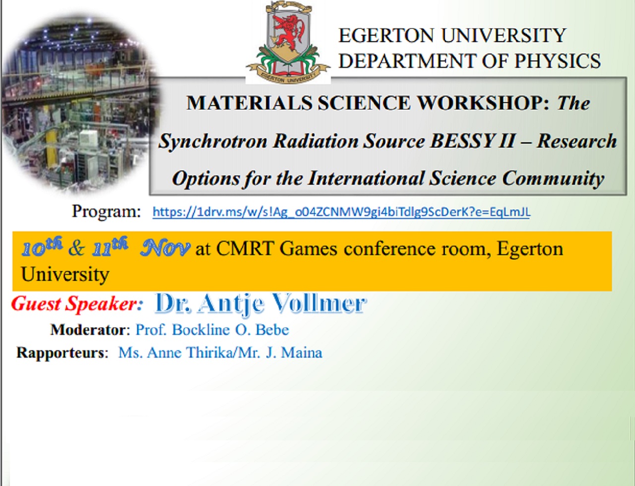 Material Science Workshop