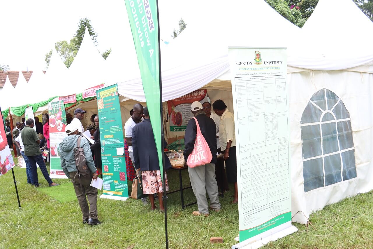 Egerton University Showcases Agricultural Innovations at KALRO Kabete Open Session