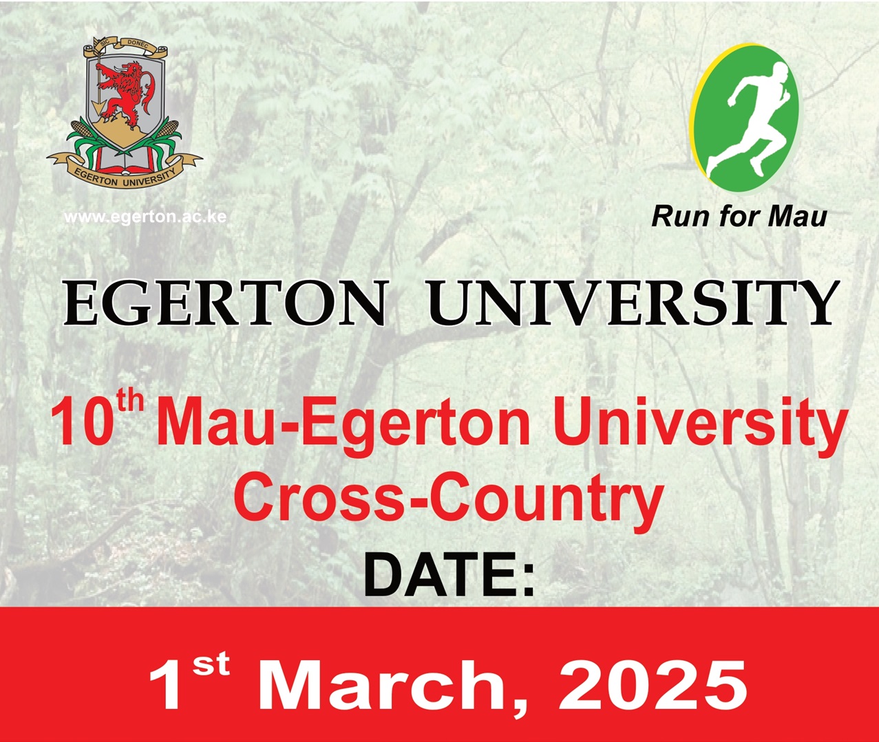 Invitation to the 10th Edition of the Mau-Egerton University Cross Country