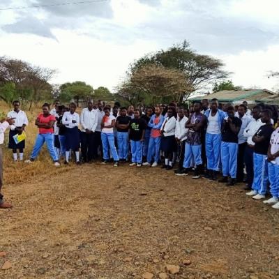 6 Prof. G. Ogendi Addressing Students From Eldoret Teachers Training College Who Paid A Courtesy Call To Chemeron