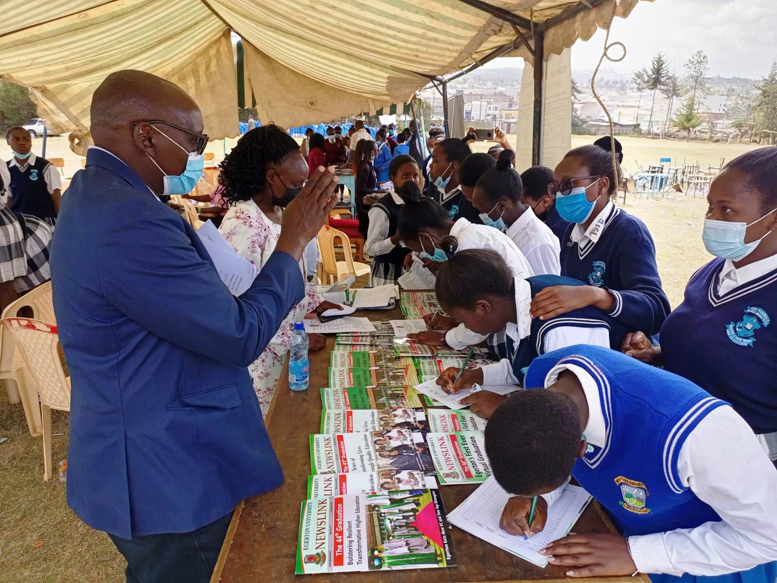 Egerton University Graces Career Day at Molo Secondary School