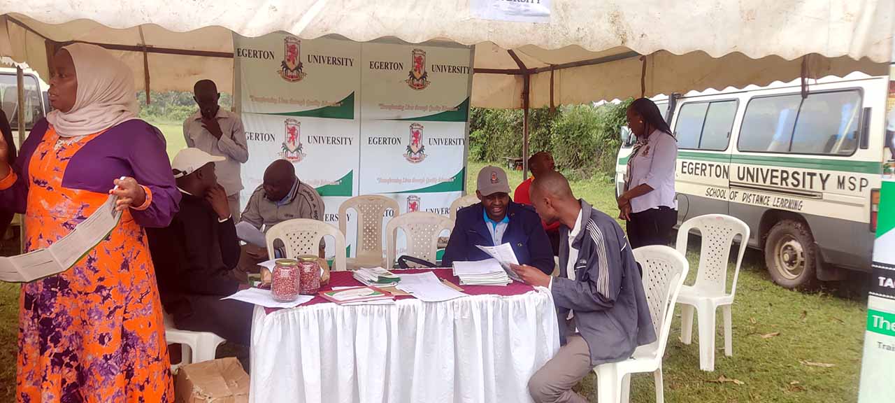 Egerton participates in the 2022 Homa Bay County Career Fair