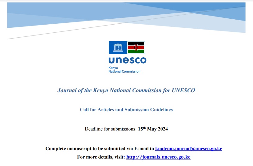 Journal of the Kenya National Commission for UNESCO